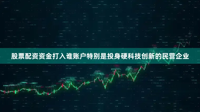 股票配资资金打入谁账户特别是投身硬科技创新的民营企业